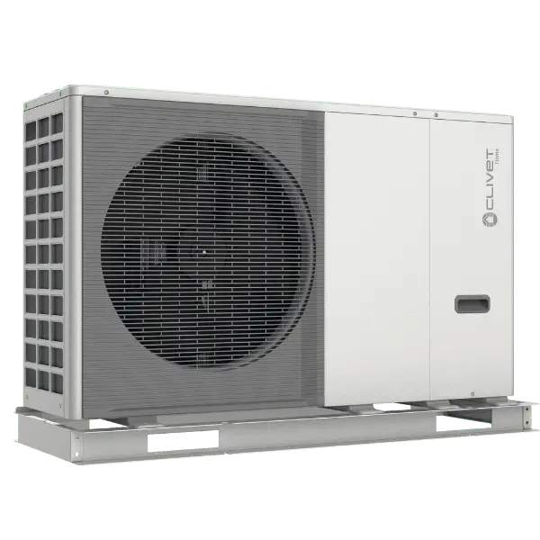 Air-Source-Heat-Pump-Clivet-Edge-EVO-2.0-Side