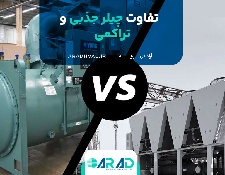 تفاوت چیلر جذبی و تراکمی