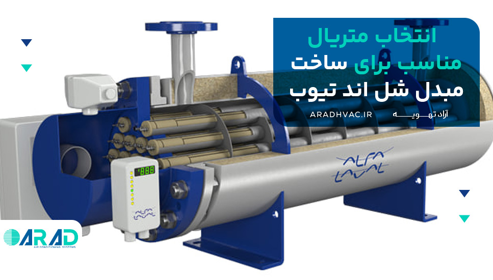 انتخاب متریال مناسب برای ساخت مبدل شل اند تیوب