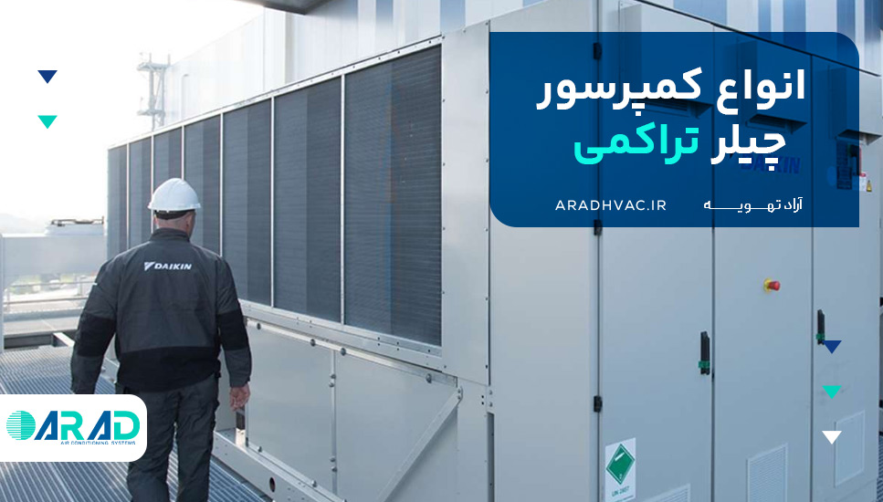 انواع کمپرسور چیلر تراکمی