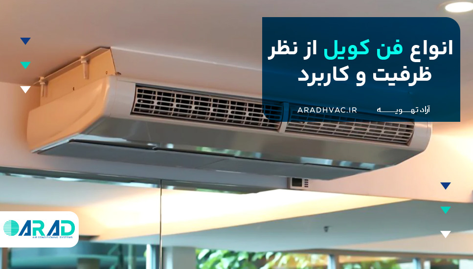 انواع فن کویل از نظر ظرفیت و کاربرد